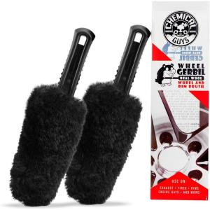 imageChemical Guys Gerbil Wheel and Rim Brush Safe for Exhaust Tires Rims Engine Bays ampamp More2 Pack