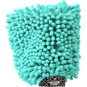 imageChemical Guys MIC49302 Chenille Premium ScratchFree Microfiber Wash Mitt Lime Green 96quot x 23quot x 7quot 2 PackTurquoise