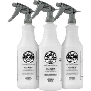 imageChemical Guys ACC130 Professional Chemical Resistant Heavy Duty Bottle and Sprayer  32 oz Pack of 3