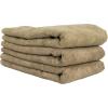 imageChemical Guys MIC35303 Workhorse Professional Grade Microfiber Towel Black Safe for Car Wash Home Cleaning ampamp Pet Drying Cloths 16quot x 16quot Pack of 3Tan