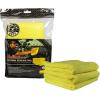 imageChemical Guys MIC35303 Workhorse Professional Grade Microfiber Towel Black Safe for Car Wash Home Cleaning ampamp Pet Drying Cloths 16quot x 16quot Pack of 3Yellow