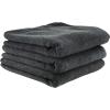 imageChemical Guys MIC35303 Workhorse Professional Grade Microfiber Towel Black Safe for Car Wash Home Cleaning ampamp Pet Drying Cloths 16quot x 16quot Pack of 3Black
