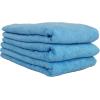 imageChemical Guys MIC35303 Workhorse Professional Grade Microfiber Towel Black Safe for Car Wash Home Cleaning ampamp Pet Drying Cloths 16quot x 16quot Pack of 3Blue