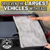 imageChemical Guys MIC530 Speed Woolly Mammoth Ultimate Super Plush Car Drying Towel for Cars Trucks SUVs Pets Messes ampamp More Neon Green 25quot X 30quotClassic Woolly