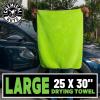 imageChemical Guys MIC530 Speed Woolly Mammoth Ultimate Super Plush Car Drying Towel for Cars Trucks SUVs Pets Messes ampamp More Neon Green 25quot X 30quotSpeed Woolly