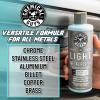 imageChemical Guys SPI40416 Light Metal Polish Works on Chrome Stainless Steel Aluminum ampamp More 16 fl ozLight  Heavy Combo
