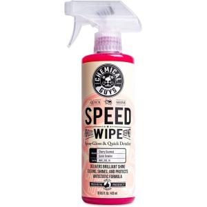 imageChemical Guys WAC20216 Speed Wipe Quick Detailer Safe for Cars Trucks SUVs Motorcycles RVs ampamp More 16 fl oz Cherry Scent16 Fl Oz Pack of 1