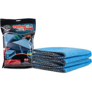 imageChemical Guys Thirst Trap Microfiber Chamois Towel Safe for Cars Trucks SUVs RVs Motorcycles ampamp More 24quotx28quot Blue 1 Pack2 Pack