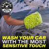 imageChemical Guys Chenille Premium ScratchFree Microfiber Wash Mitt Lime Green 96quot x 23quot x 7quot 3 Pack  MIC49303