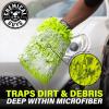 imageChemical Guys Chenille Premium ScratchFree Microfiber Wash Mitt Lime Green 96quot x 23quot x 7quot 3 Pack  MIC49303