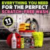 imageChemical Guys HOL132 Clean ampamp Shine Car Wash Bucket Starter Kit  Safe for Cars Trucks Motorcycles SUVs Jeeps RVs ampamp More 11 Items Including 4 16oz Car Detailing Chemicals