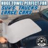 imageChemical Guys Waffle Weave for Home ampamp Auto Glass Windows Mirrors ampamp More Gray 25 in x 36 in 2Pack