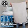 imageChemical Guys Waffle Weave for Home ampamp Auto Glass Windows Mirrors ampamp More Gray 25 in x 36 in 2Pack
