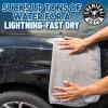 imageChemical Guys Waffle Weave for Home ampamp Auto Glass Windows Mirrors ampamp More Gray 25 in x 36 in 2Pack