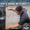 imageChemical Guys Waffle Weave for Home ampamp Auto Glass Windows Mirrors ampamp More Gray 25 in x 36 in 2Pack