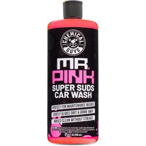imageChemical Guys Mr Pink Foaming Car Wash Soap Works with Foam Cannons Foam Guns or Bucket Washes Safe for Cars Trucks Motorcycles RVs and More Candy Scent Extra Large Size 32 fl oz  CWS4023232 Fl Oz Pack of 1