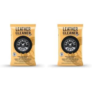 imageChemical Guys PMWSPI20850 Leather Cleaner Wipes Mega 50 Pack for Car Interiors Furniture Boots and More Works on Natural Synthetic Pleather Faux Leather and More 50 Ct50 Count Pack of 2