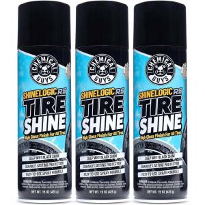 imageChemical Guys ShineLogic Tire Shine Safe for Cars Trucks Motorcycles RVs ampamp More Includes Microfiber Towel Kit 15 fl oz 2 Pack15 oz Pack of 3