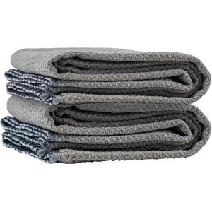imageChemical Guys Waffle Weave for Home ampamp Auto Glass Windows Mirrors ampamp More Gray 25 in x 36 in 2Pack