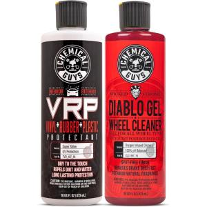 imageChemical Guys Wheel Cleaner ampamp Tire Protectant Bundle with 1 16 oz VRP Dressing and 1 16 oz Diablo Wheel Cleaner