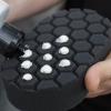 imageChemical Guys BUFX203 HexLogic Finishing Hand Applicator Pad Black 3 in x 6 in x 1 inBlack