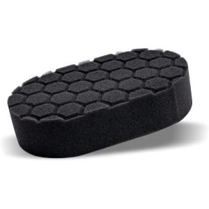 imageChemical Guys BUFX203 HexLogic Finishing Hand Applicator Pad Black 3 in x 6 in x 1 inBlack