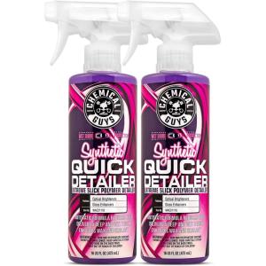 imageChemical Guys WAC211 Synthetic Quick Detailer Extreme Slick Polymer Detailer Safe for Cars Trucks SUVs Motorcycles RVs ampamp More 128 fl oz 1 Gallon16 Fl Oz Pack of 2