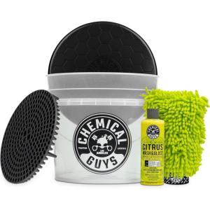 imageChemical Guys HOL133 Ultimate ScratchFree Detailing Bucket And Accessories Car Wash Kit 16 fl oz