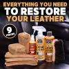 imageChemical Guys HOL303 Leather Cleaner and Conditioner Detailing Kit for Interiors Apparel Furniture Boots and More Works on Natural Synthetic Pleather Faux Leather and More 9 ItemsColorless