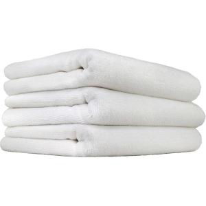 imageChemical Guys MIC8053 Monster Edgeless Microfiber Towel Black 16 in x 16 in Pack of 3White Pack of 3