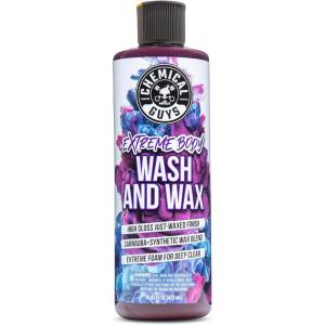 imageChemical Guys CWS20764 Extreme Bodywash ampamp Wax Foaming Car Wash Soap For Foam Cannons Guns or Bucket Washes For Cars Trucks Motorcycles RVs More 64 fl oz Half Gallon Grape Scent16 Fl Oz Pack of 1