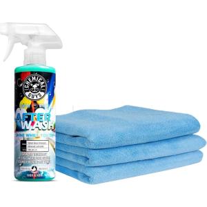 imageChemical Guys HOL424 After Wash Sprayable Gloss Boosting Car Wash Drying Aid Helps Reduce Water Spots 16 fl oz Super Dry Kit with Premium Microfiber Drying Towels 24quotx16quot 3 Pack4 Fl Oz Pack of 4