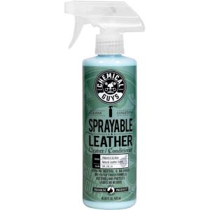 imageChemical Guys SPI10316 Sprayable Leather Cleaner and Conditioner in One for Car Interiors Apparel and More Works on Natural Synthetic Pleather Faux Leather and More Leather Scent 16 fl oz16 Fl Oz Pack of 1