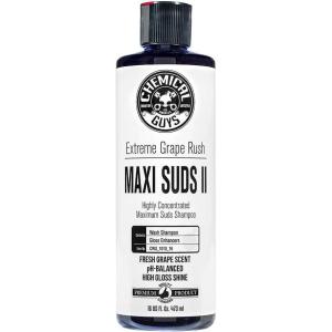 imageChemical Guys CWS1010 MaxiSuds II Foaming Car Wash Soap Works with Foam Cannons Foam Guns or Bucket Washes Safe for Cars Trucks Motorcycles RVs ampamp More 128 fl Oz 1 Gallon Grape Scent16 Fl Oz Pack of 1