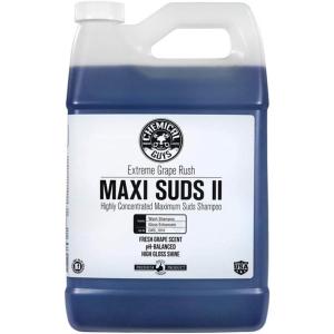imageChemical Guys CWS1010 MaxiSuds II Foaming Car Wash Soap Works with Foam Cannons Foam Guns or Bucket Washes Safe for Cars Trucks Motorcycles RVs ampamp More 128 fl Oz 1 Gallon Grape Scent128 Fl Oz Pack of 1