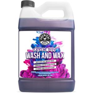 imageChemical Guys Extreme Bodywash ampamp Wax Foaming Car Wash Soap Works with Foam CannonsGuns or Bucket Washes for Trucks Motorcycles RVs ampamp More 32 fl oz Grape Scent128 Fl Oz Pack of 1