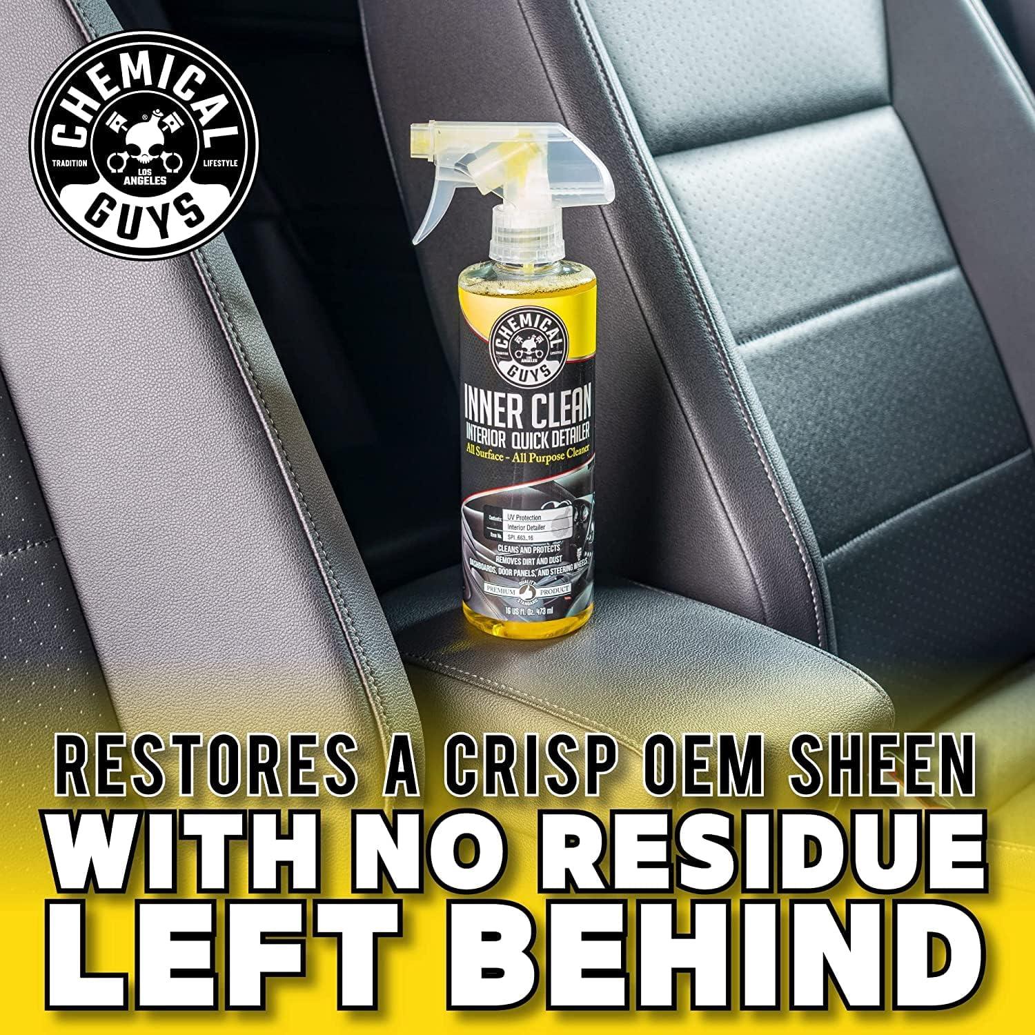 imageChemical Guys InnerClean Quick Detailer with Pineapple Scent High Performance Interior and Dashboard Cleaner Dust Repellent Easy to Use Non Greasy Formula 32 fl oz