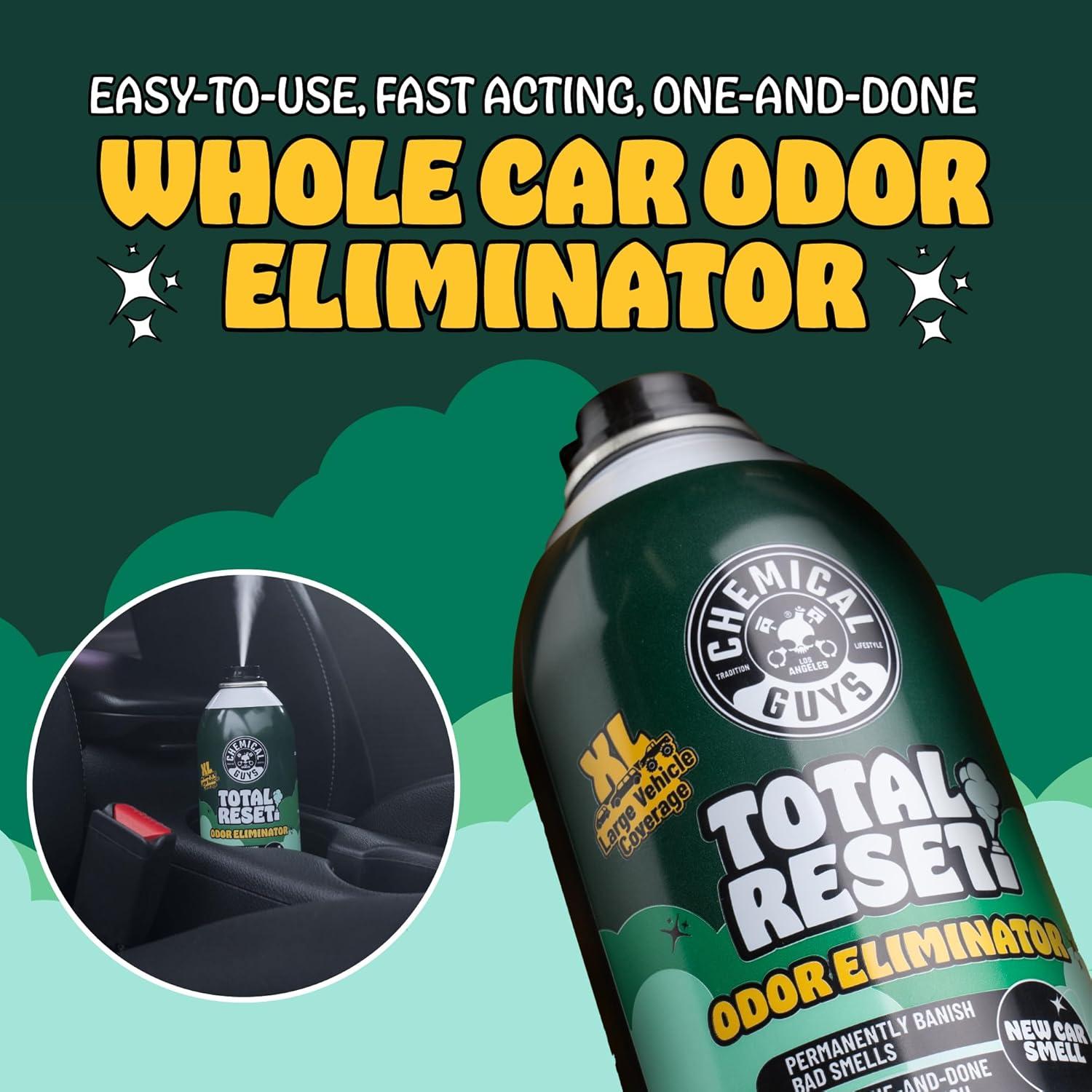 imageChemical Guys Odor Eliminating Aerosol Fogger New Car Smell  3 oz Single Can for Cars Trucks and SUVs  SetandForget Interior Deodorizer Neutralizes Smoke Pet Gym and Food Odors ampamp More