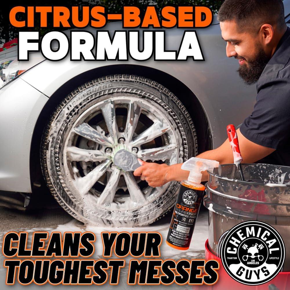 imageChemical Guys Signature Series Orange Degreaser Heavyduty Allpurpose Cleaner For Engines Tires Undercarriages ampamp More Professional Strength Formula Breaks Down Grease Oil ampamp Grime  16 fl oz16 Fl Oz Pack of 1