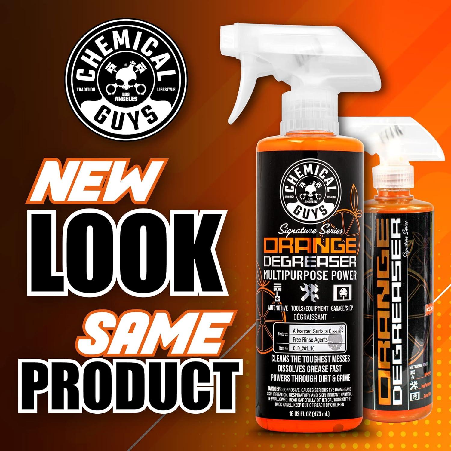 imageChemical Guys Signature Series Orange Degreaser Heavyduty Allpurpose Cleaner For Engines Tires Undercarriages ampamp More Professional Strength Formula Breaks Down Grease Oil ampamp Grime  16 fl oz16 Fl Oz Pack of 1