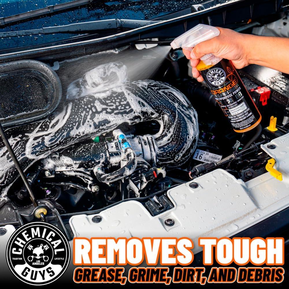 imageChemical Guys Signature Series Orange Degreaser Heavyduty Allpurpose Cleaner For Engines Tires Undercarriages ampamp More Professional Strength Formula Breaks Down Grease Oil ampamp Grime  16 fl oz16 Fl Oz Pack of 1
