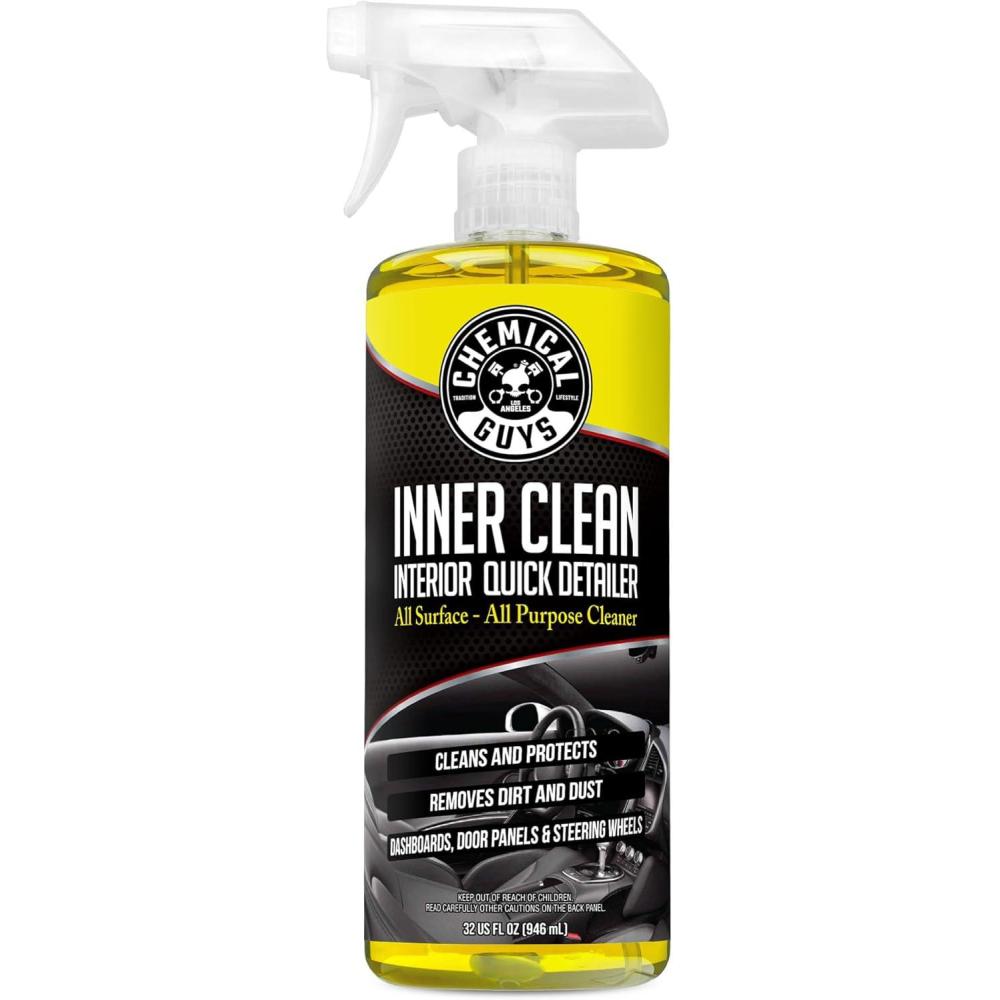 imageChemical Guys InnerClean Quick Detailer with Pineapple Scent High Performance Interior and Dashboard Cleaner Dust Repellent Easy to Use Non Greasy Formula 32 fl oz