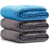 imageChemical Guys MIC1995GBB Mammoth Bundle  1 Gray Woolly Mammoth Microfiber Dryer Towels 36quotx 25quot 2 Blue Woolly Mammoth Microfiber Dryer Towel 36quotx 25quot Cars Trucks Pets Messes  3 Towel Kit3 Pack