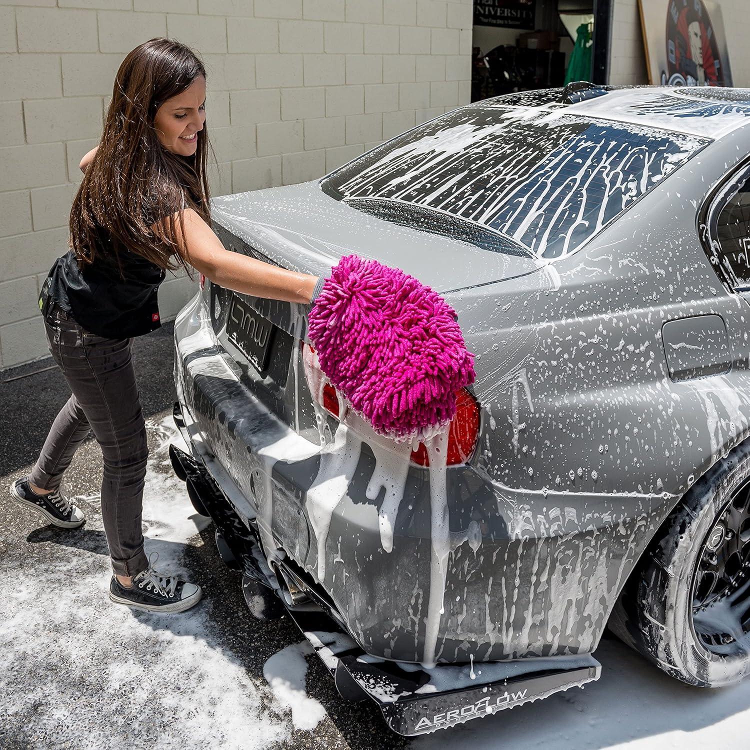 imageChemical Guys MIC499 Big Mofo Chenille Microfiber Premium ScratchFree Wash Mitt 1 PackLarge