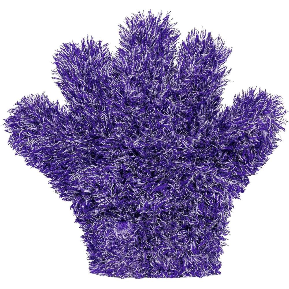 imageChemical Guys MIC511 Furry Five Finger Stranger Helpful Handy Detailing Mitt  Purple Microfiber Towels for Cars Detailing Towel  Holds Tons of Soapy Suds Flexible  For Car Detailing ampamp Cleaning