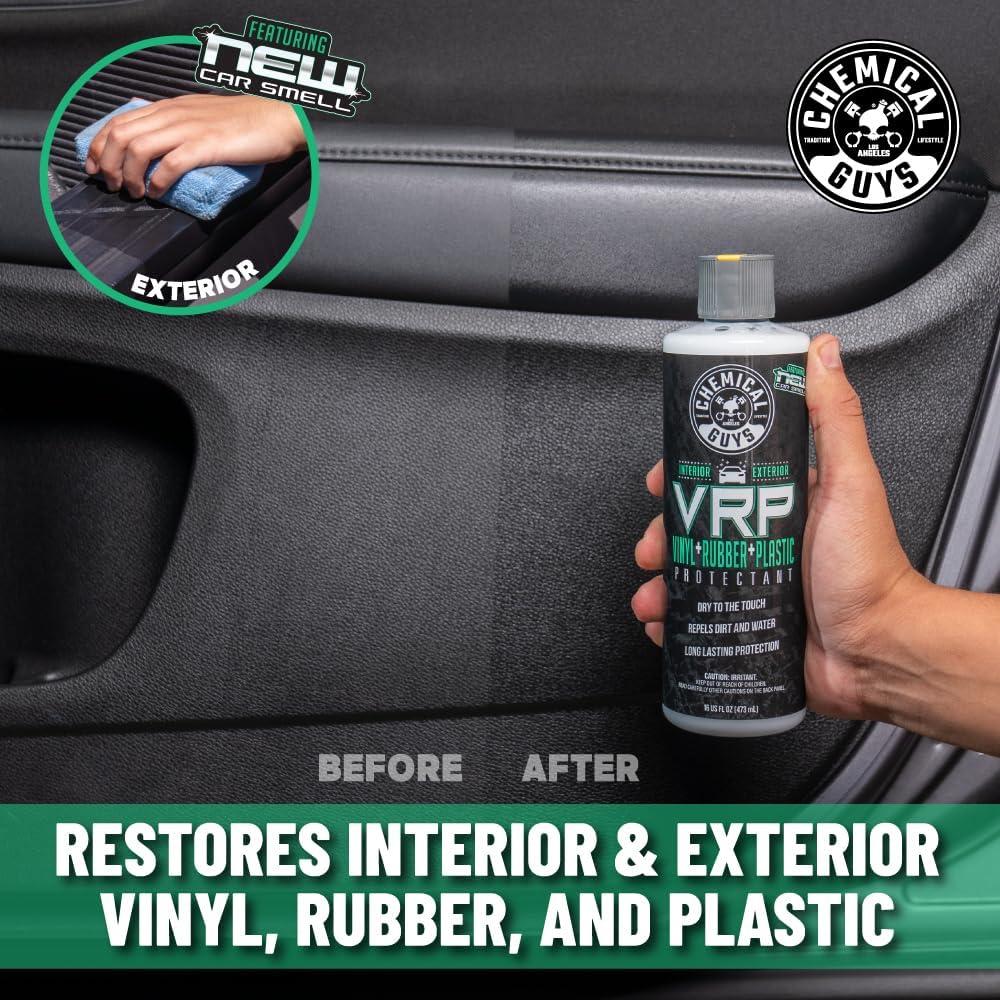 imageChemical Guys Chemical Guys New Car Kit with VRP Total Interior New Car Scent Air Freshener 316 fl oz  3 Towels  Ideal for Car Care ampamp Detailing  HOL462