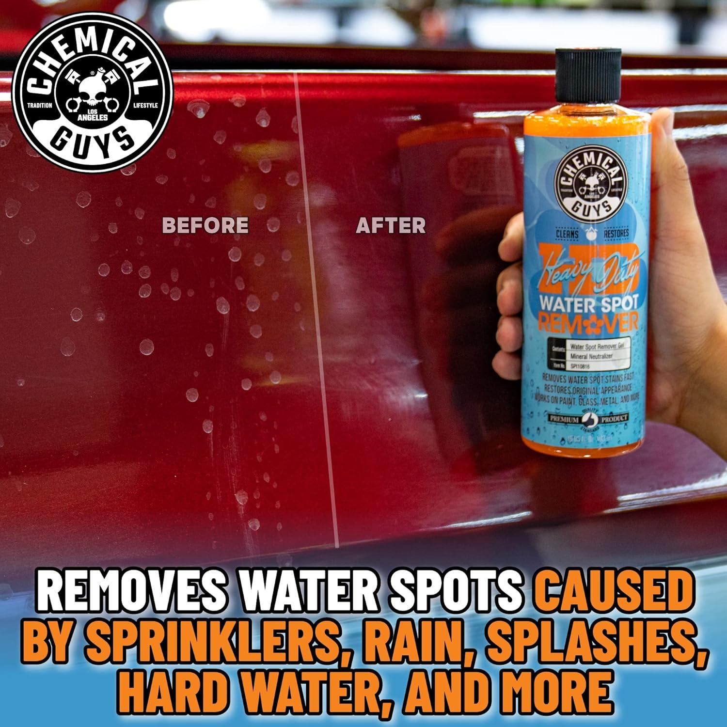 imageChemical Guys Heavy Duty Water Spot Remover 16 fl oz and Speed Wipe Quick Detailer 16 fl oz BundleSPOT REMOVER  SPEED WIPE