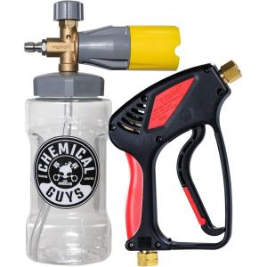 imageChemical Guys EQP402 Snubby Pressure Washer Gun Foam Cannon Attachment  EQP324 Big Mouth Max Release Foam Cannon for Car Truck Home ampamp Boat Connects to Pressure WasherSNUBBY  EQP324