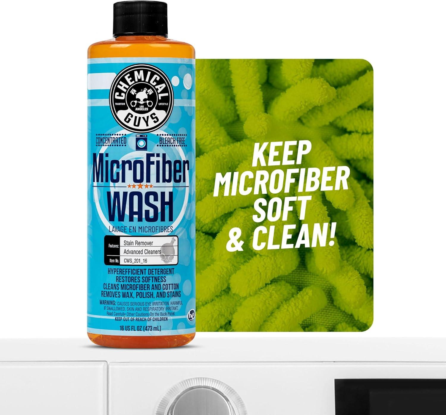 imageChemical Guys Microfiber Cleaning Cloth and Car Wash Towel Detergent  Concentrated Cleaner for Towels Drying Cloths and Pads  Removes Dirt Wax Grease Stains Orange Scent  128 oz128 Fl Oz Pack of 1