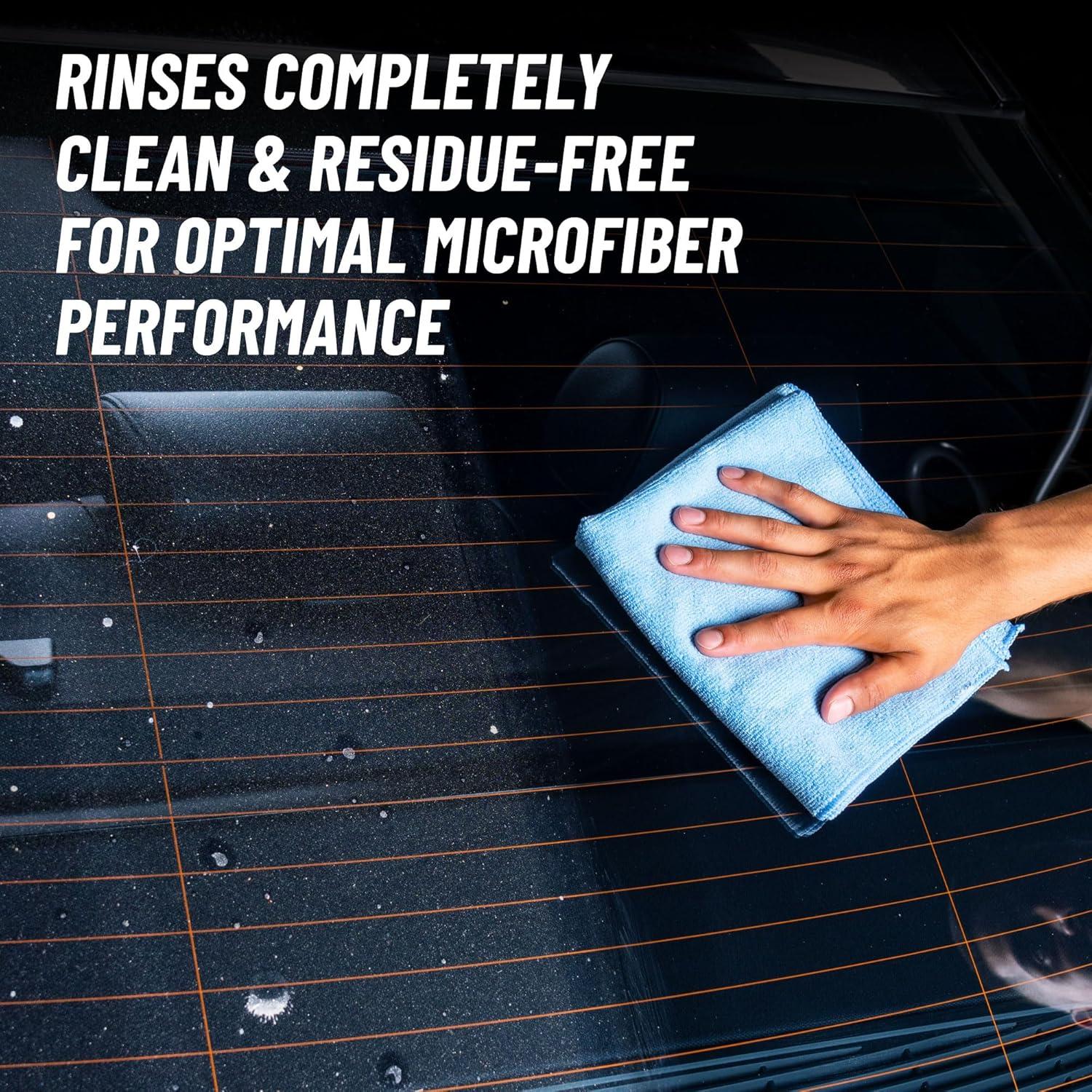 imageChemical Guys Microfiber Cleaning Cloth and Car Wash Towel Detergent  Concentrated Cleaner for Towels Drying Cloths and Pads  Removes Dirt Wax Grease Stains Orange Scent  128 oz128 Fl Oz Pack of 1